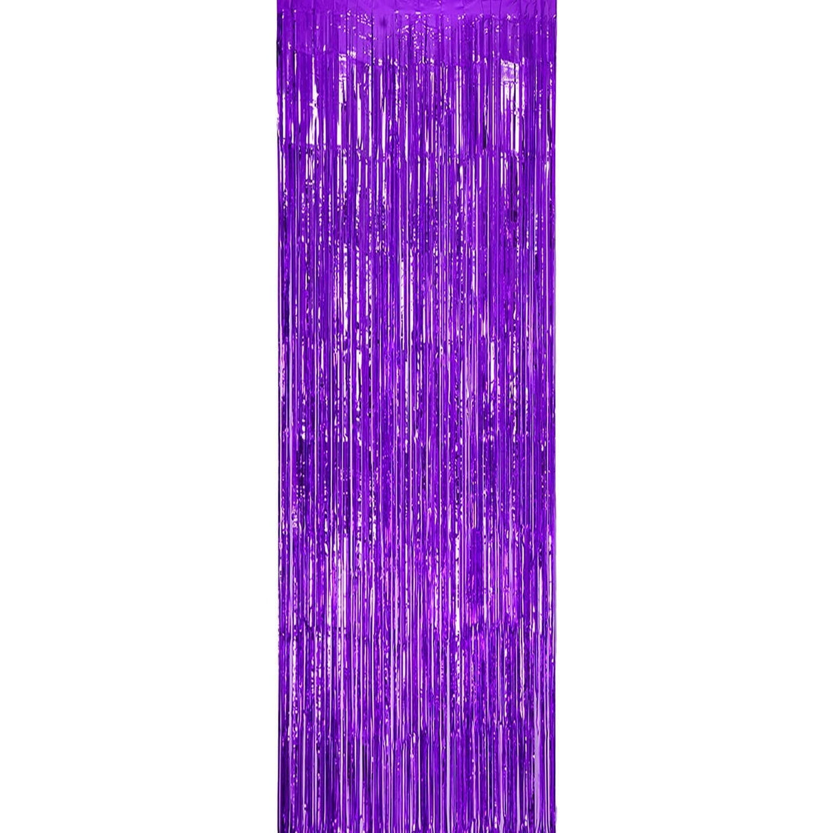 Perdea Franjurata, Vivimall, Model Decor Petrecere, pentru Fundal de Poze, Amenajare Colorata a Petrecerii, Dimensiune 100x200 cm, Mov Deschis