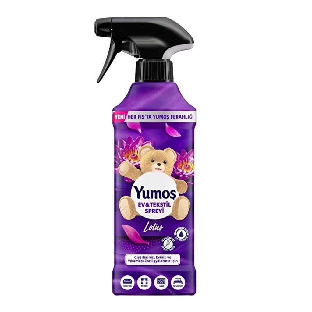 Sprey Textil Yumoş Lotus 450 ml - Feromoni delicioase în fiecare fisa