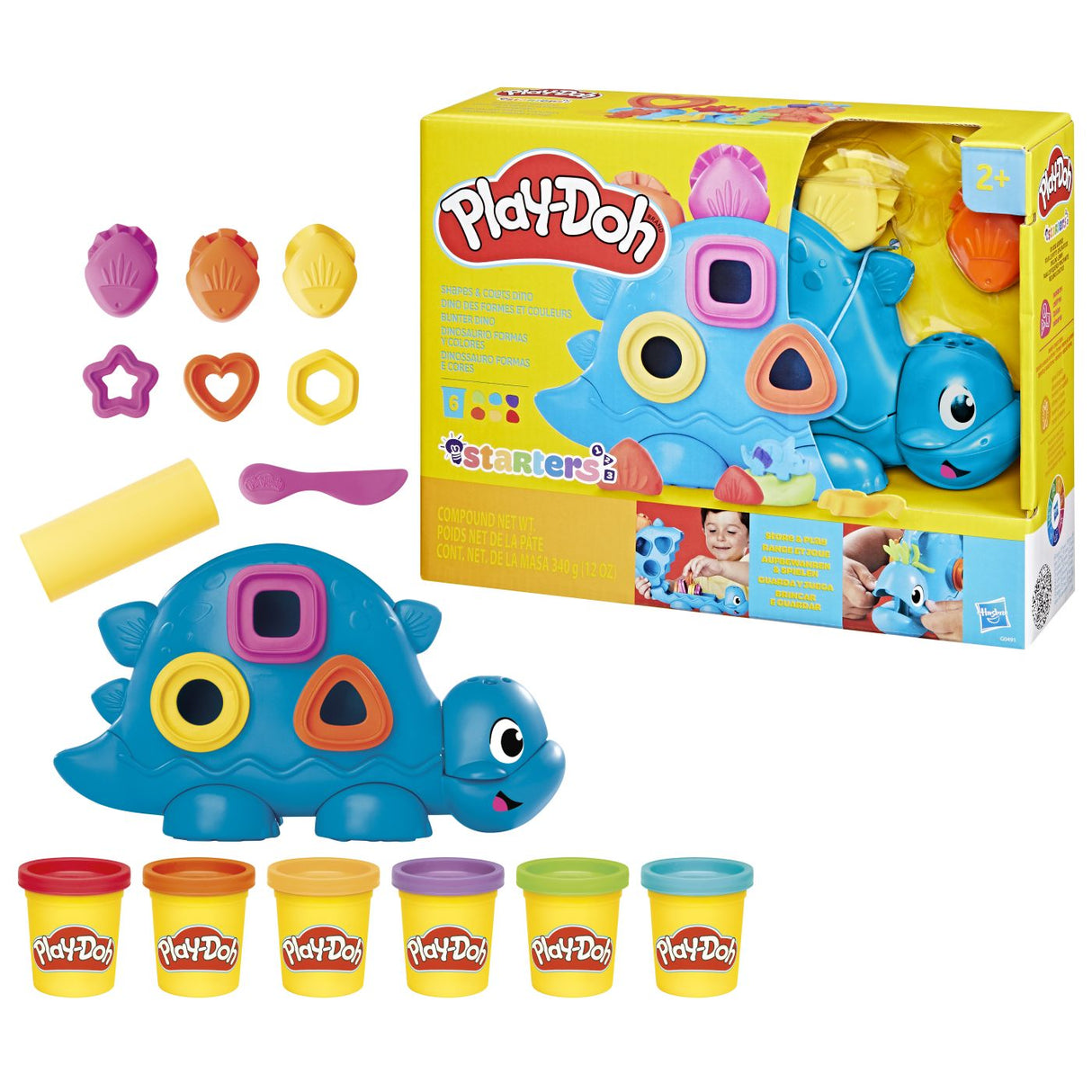 PLAY DOH JUCARIE CU ACTIVITATI DINOZAUR CU FORME SI CULORI