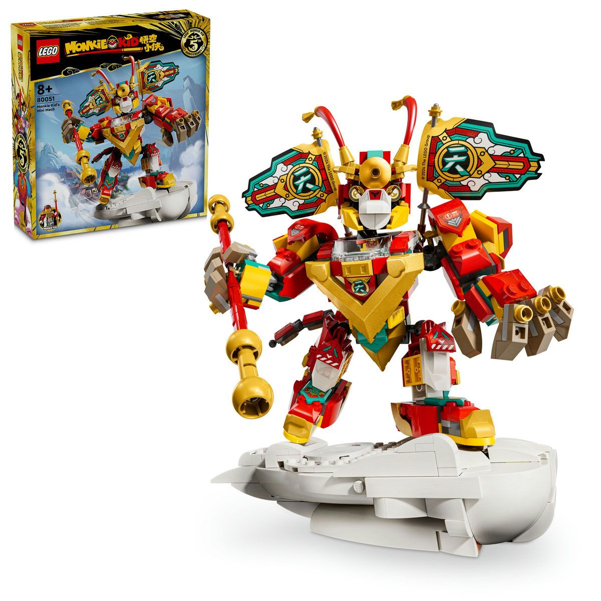 LEGO MONKIE KID MINIROBOTUL LUI MONKIE KID 80051