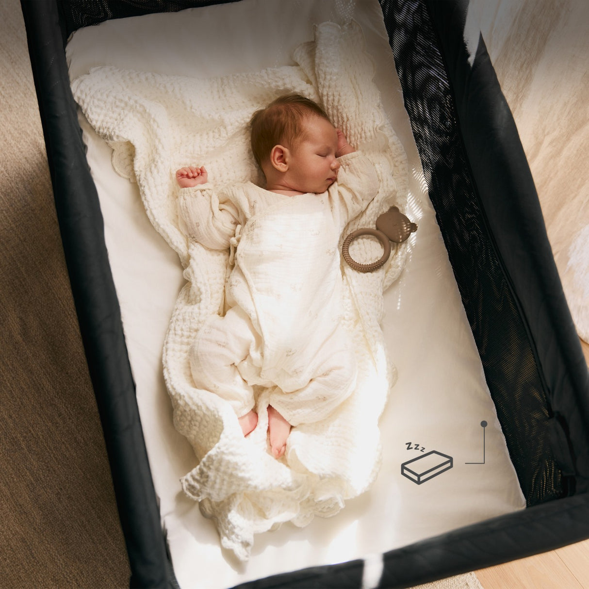 PATUT DE CALATORIE KINDERKRAFT MOON DREAM, BLACK