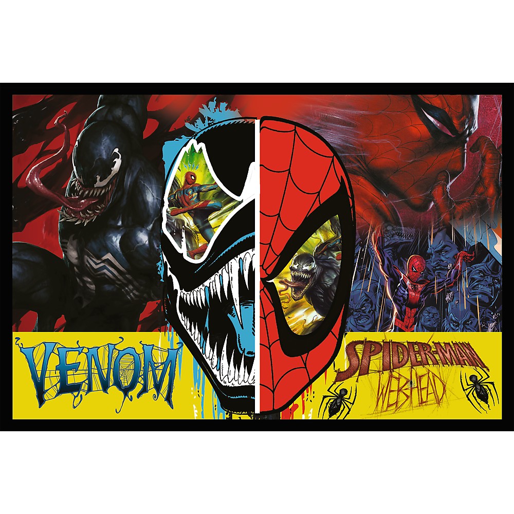 PUZZLE TREFL 2X200 SPIDER MAN ZI SI NOAPTE