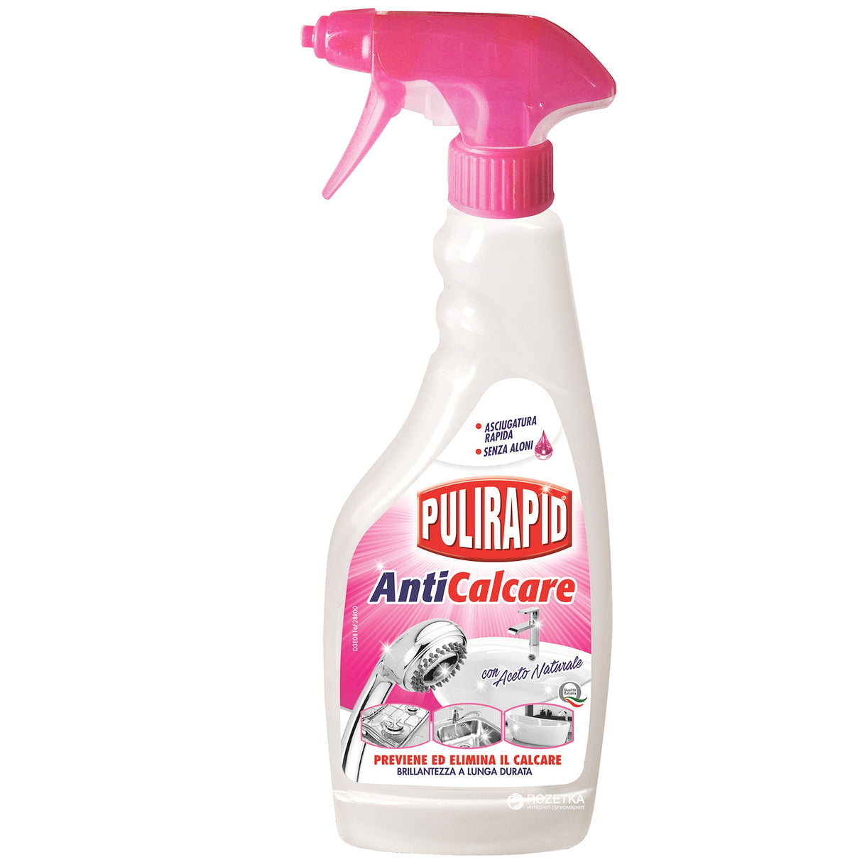 Pulirapid Descaling Sanitizer - Acet natural 500ml - Igienizare eficientă