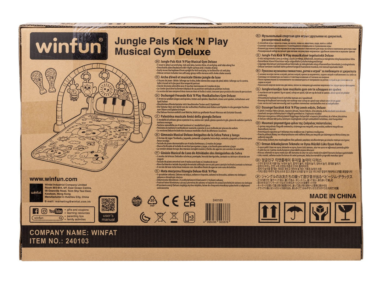 WINFUN CENTRU DE ACTIVITATI MUZICAL PRIETENII DIN JUNGLA DELUXE