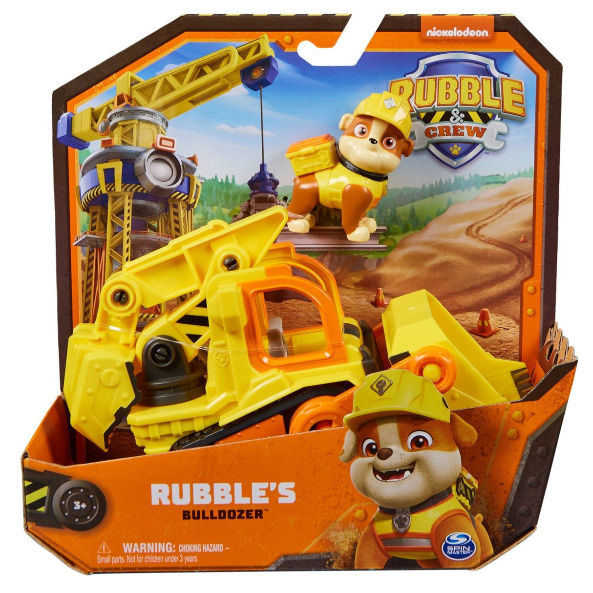 PATRULA CATELUSILOR RUBBLE SI ECHIPA VEHICULE DE BAZA BULDOZER