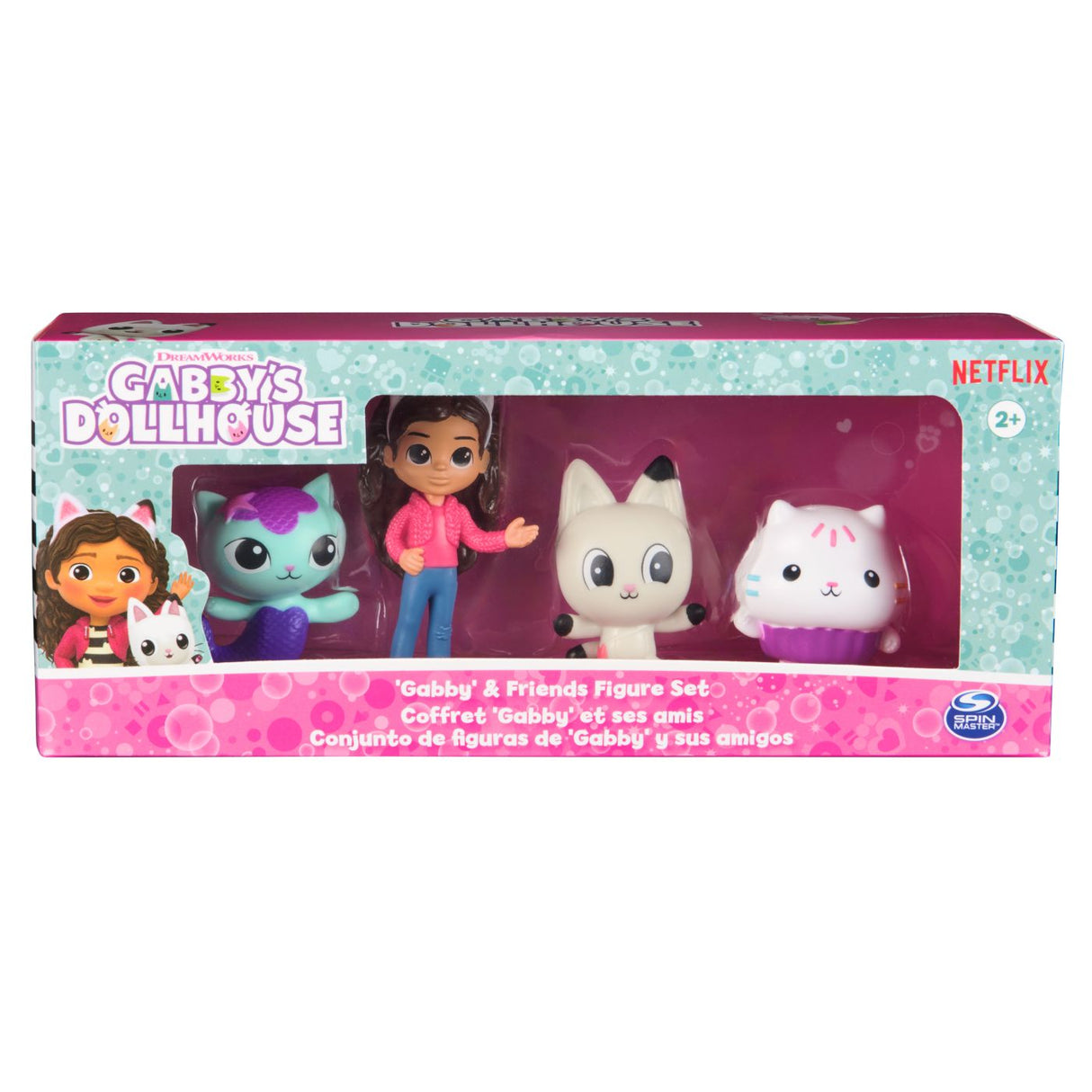 GABBYS DOLLHOUSE SET GABBY SI PRIETENII 4 FIGURINE