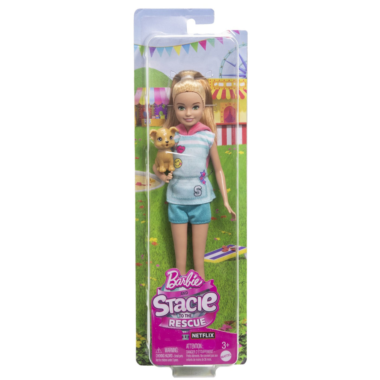 BARBIE SET PAPUSA STACIE SI CATELUL DE COMPANIE