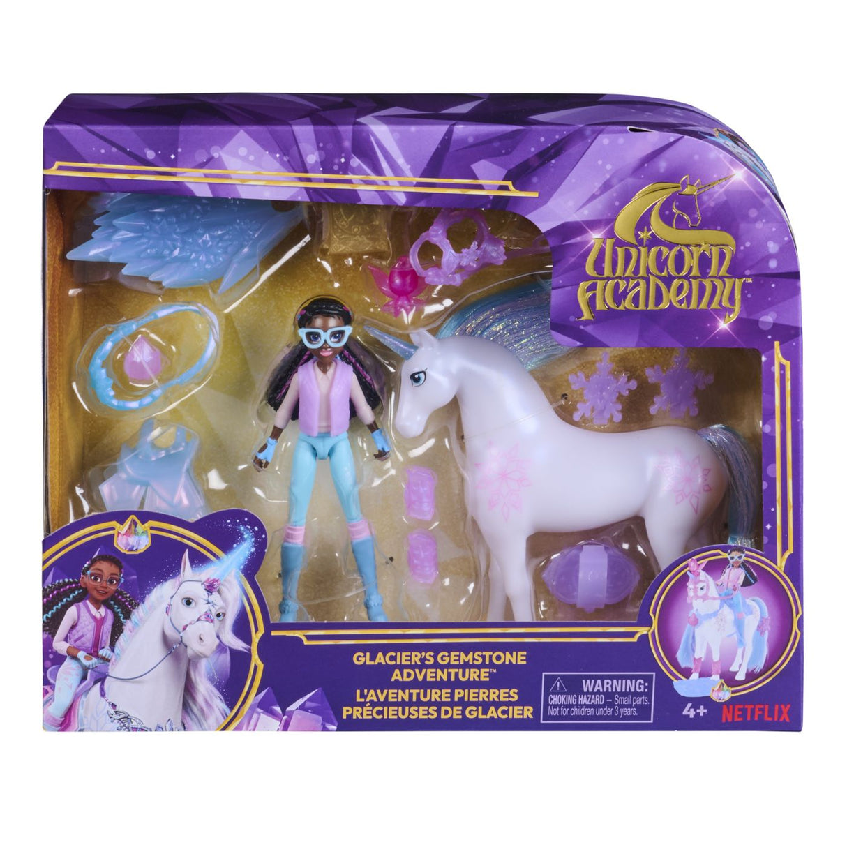 UNICORN ACADEMY SET AVENTURA CU PIETRE PRETIOASE A LUI GLACIER