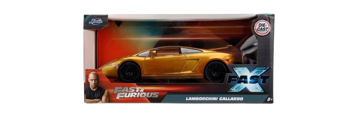 JADA FAST FURIOUS MASINUTA METALICA LAMBORGHINI GALLARDO AURIU SCARA 1 LA 24