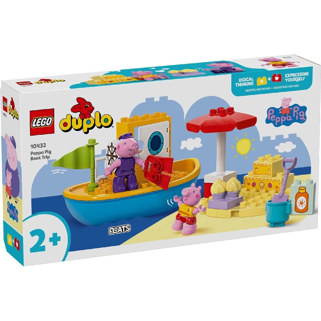 LEGO DUPLO EXCURSIA CU BARCA A PURCELUSEI PEPPA 10432
