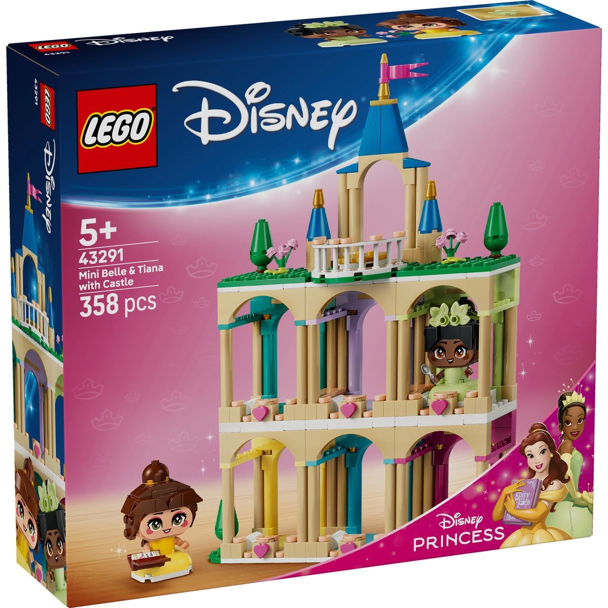 LEGO DISNEY PRINCESS MINIPRINTESELE BELLE SI TIANA LA CASTEL 43291