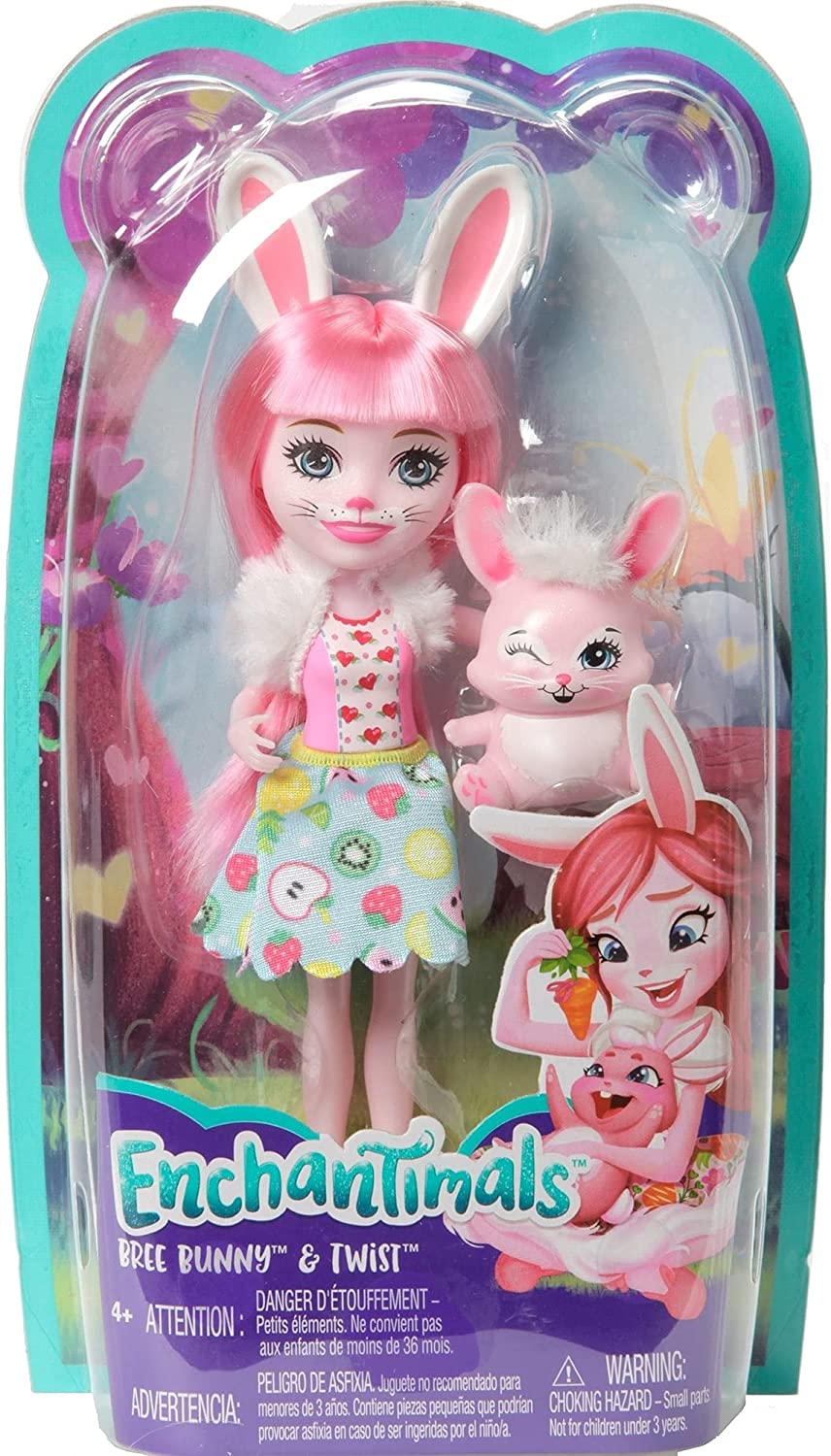 ENCHANTIMALS PAPUSI CU ANIMALUTE BREE BUNNY SI TWIST