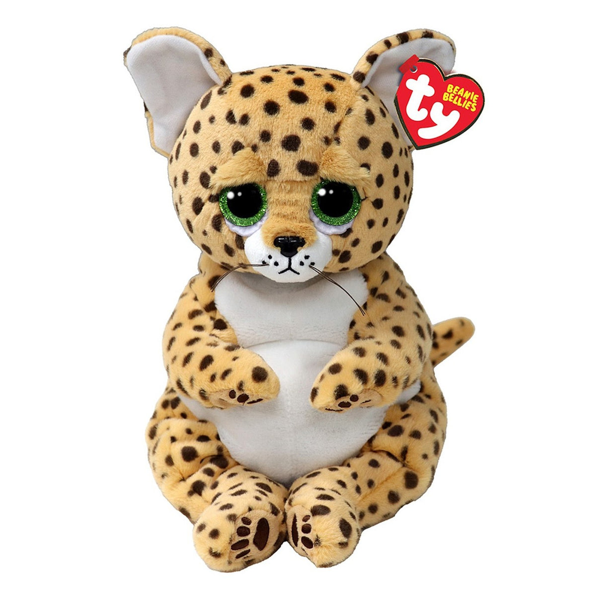 PLUS TY 24CM BEANIE BELLIES LEOPARDUL LLOYD