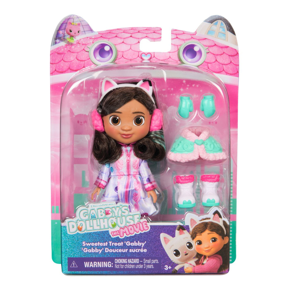 GABBYS DOLLHOUSE FILMUL PAPUSA TINUTA DE IARNA CU ACCESORII