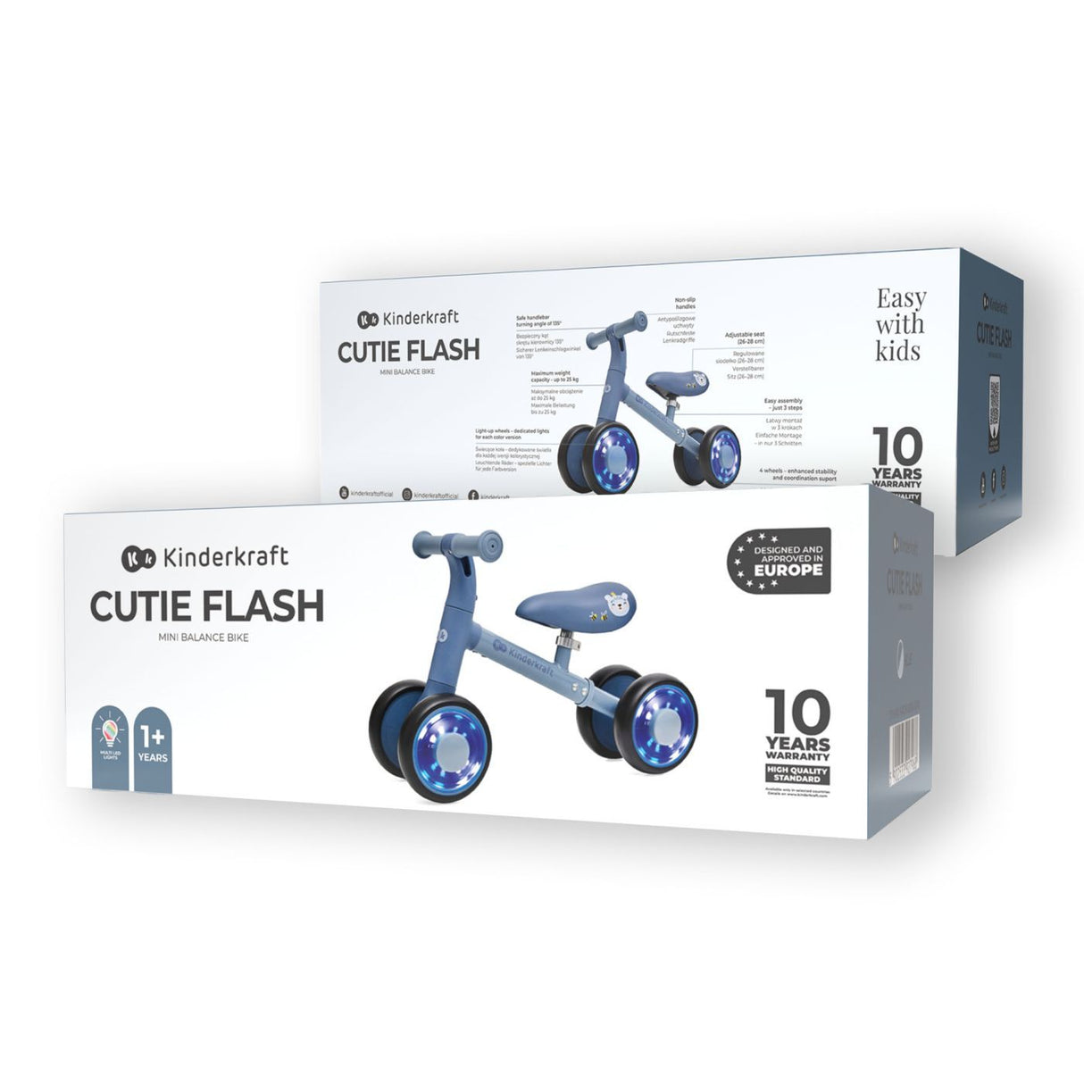 BICICLETA ECHILIBRU CUTIE FLASH, BLUE