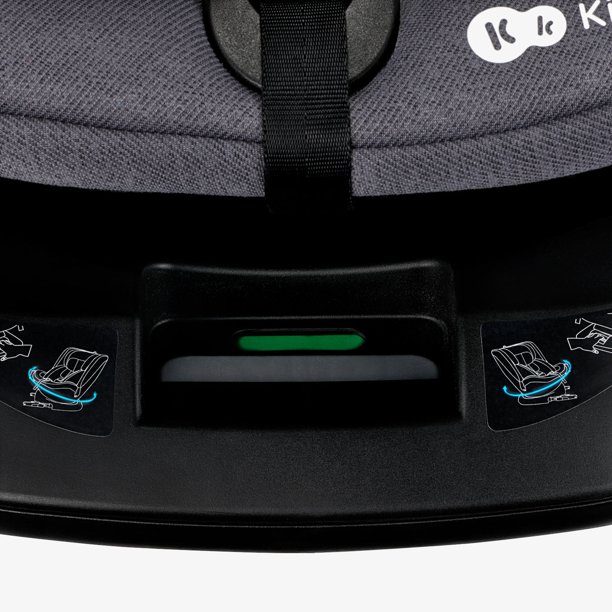 SCAUN AUTO KINDERKRAFT XPEDITION ROTATIV, 0-36 KG, CU ISOFIX, GREY