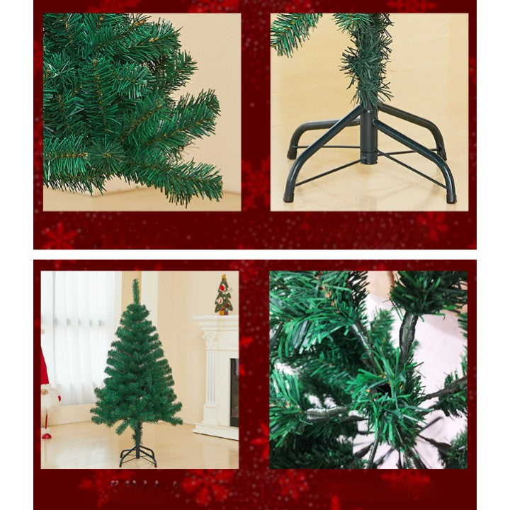 Brad de Craciun artificial cu suport inclus Vivimall, 210 cm, 800 ramuri/varfuri, material plastic, suport clasic, fara iluminare, utilizat pentru interior/exterior, alb - vivimall.ro