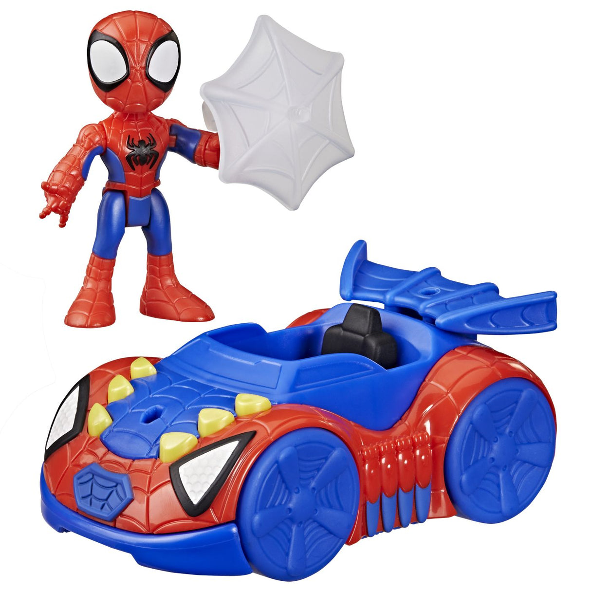 SPIDEY SI PRIETENII LUI UIMITORI MARVEL SET FIGURINA SPIDEY SI VEHICUL WEB CRAWLER 7.6CM