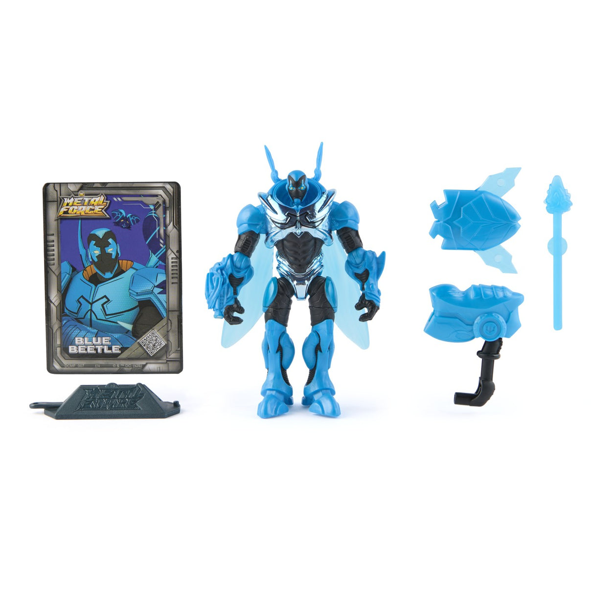 BATMAN DC EROII METAL FORCE FIGURINA BLUE BEETLE 10CM