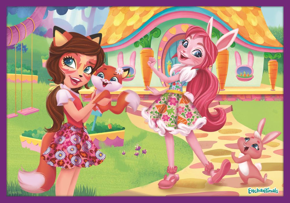 PUZZLE TREFL 10IN1 AVENTURILE ENCHANTIMALS