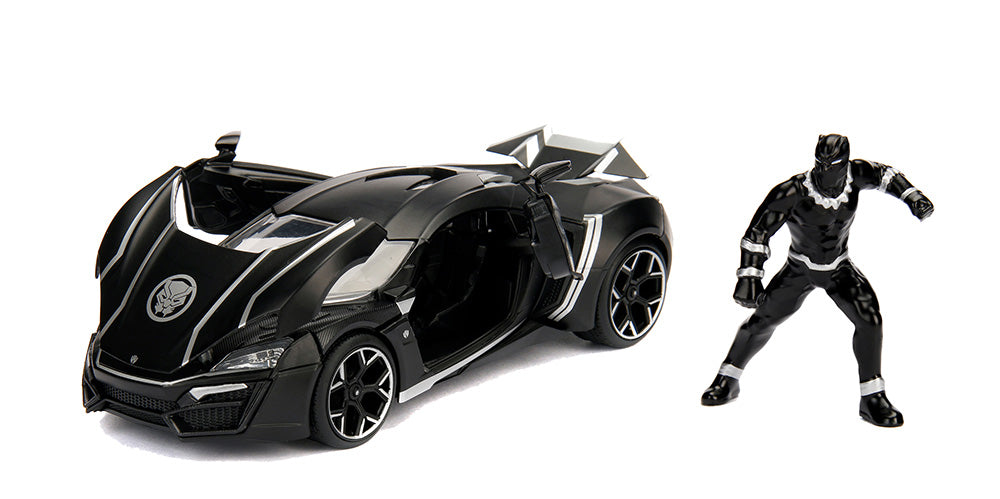 MASINUTA MARVEL AVENGERS LYKAN HYPERSPORT BLACK PANTHER SCARA 1 LA 24