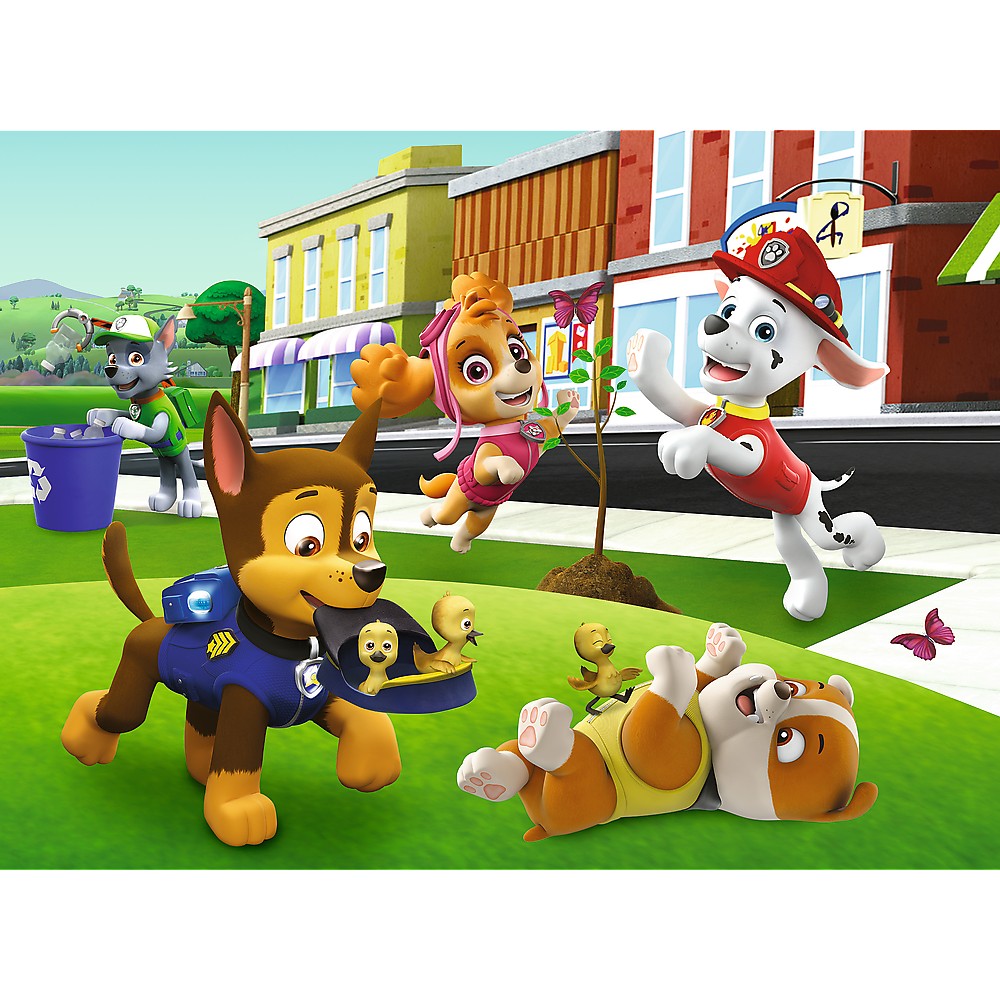 PUZZLE TREFL 30 PATRULA CATELUSILOR CATEI IN ACTIUNE
