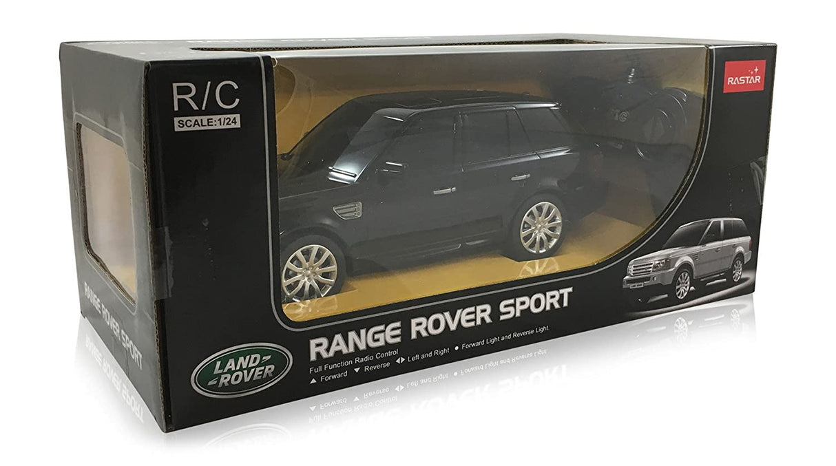 MASINA CU TELECOMANDA RANGE ROVER SPORT NEGRU CU SCARA 1 LA 24