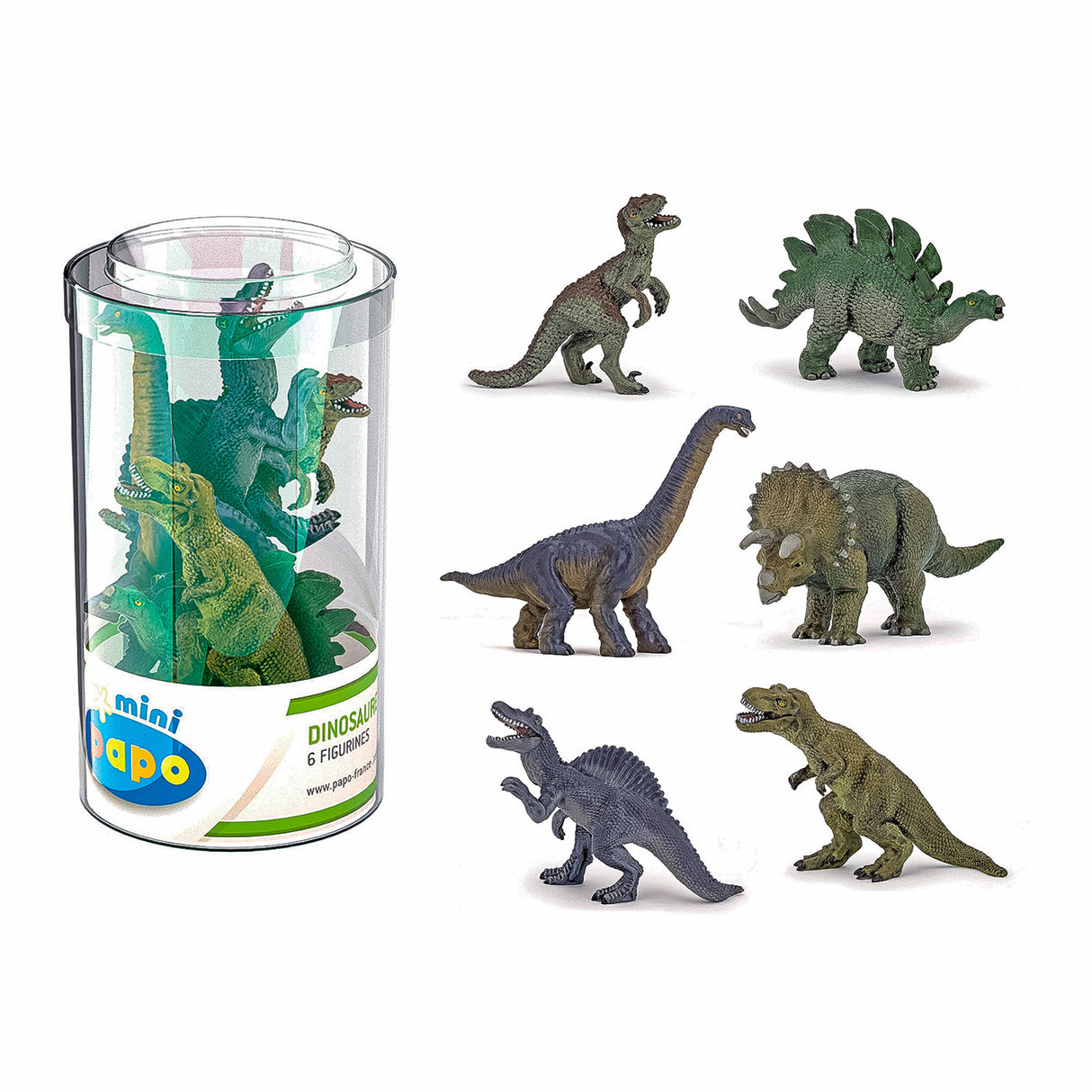 PAPO FIGURINA SET 6 MINI FIGURINE DINOZAURI