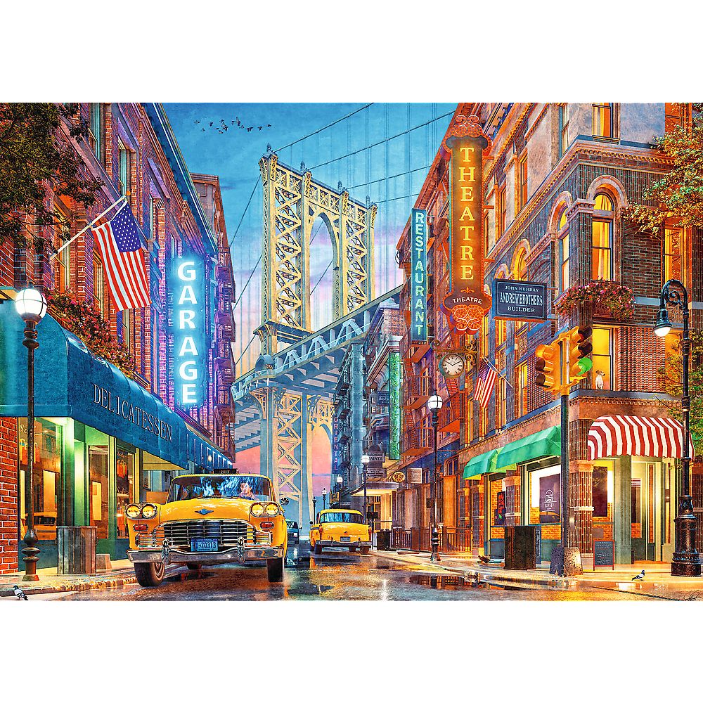 PUZZLE TREFL 500 PREMIUM PLUS TEA TIME CAMPIONATUL EUROPEAN VEDERE A PODULUI MANHATTAN