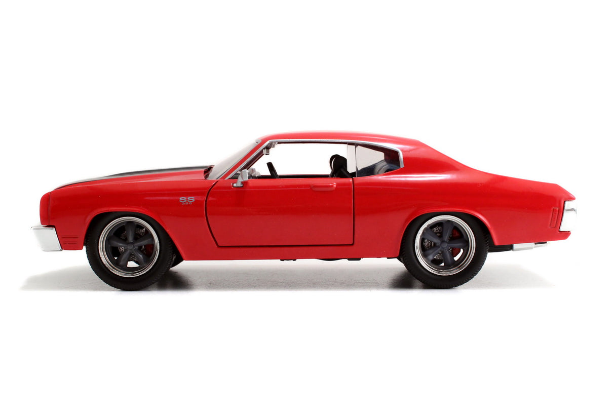 MASINUTA METALICA FAST AND FURIOUS 1970 CHEVY CHEVELLE SCARA 1 LA 24