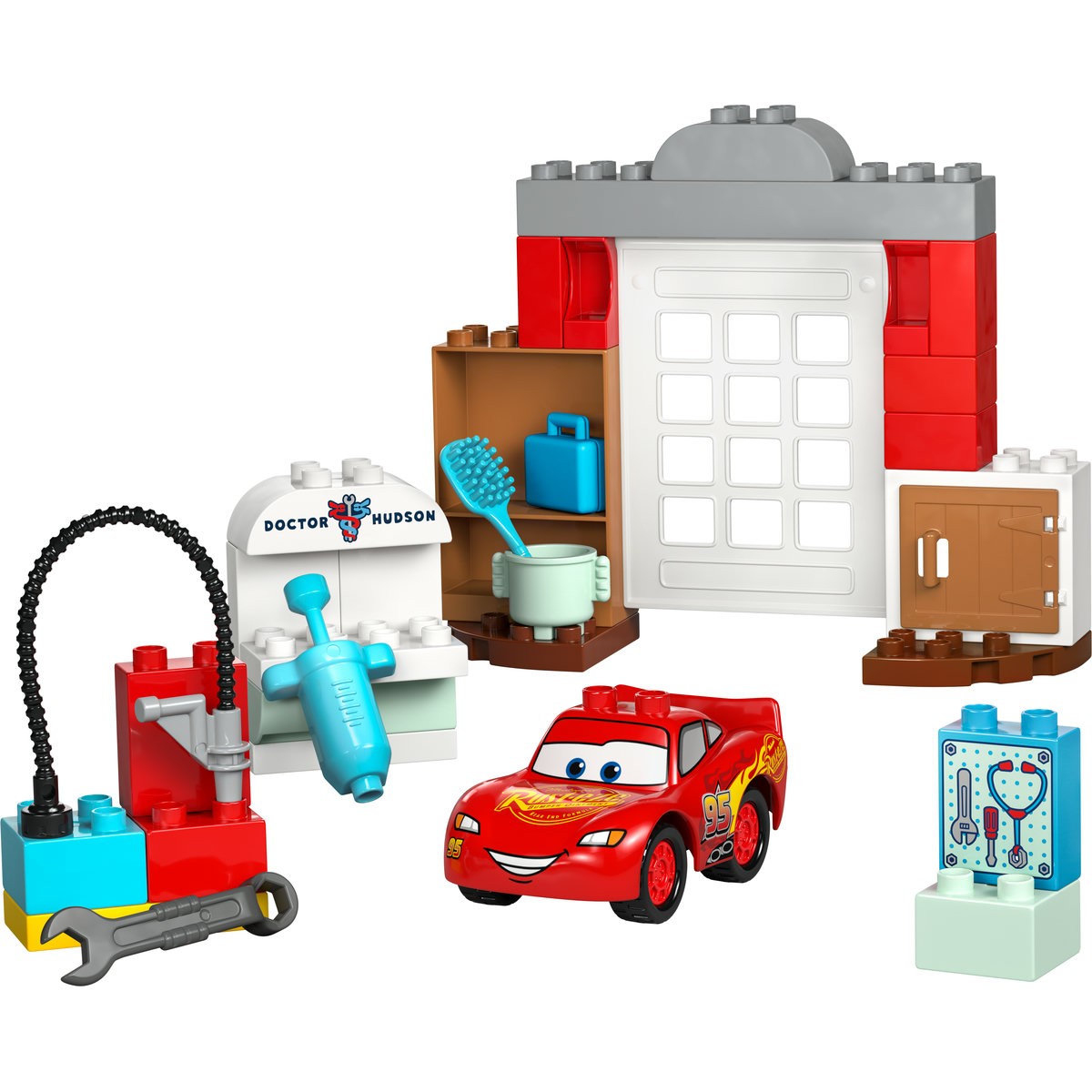LEGO DUPLO VIZITA LUI MCQUEEN LA GARAJUL LUI DOC 10456