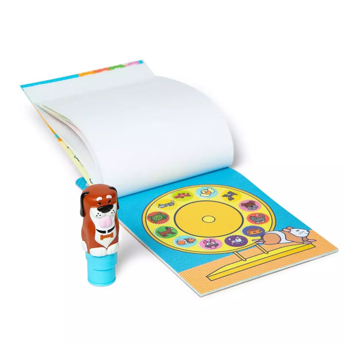 MELISSA AND DOUG STICKER WOW SET DE JOACA AUTOCOLANTE SI STAMPILA CATELUS