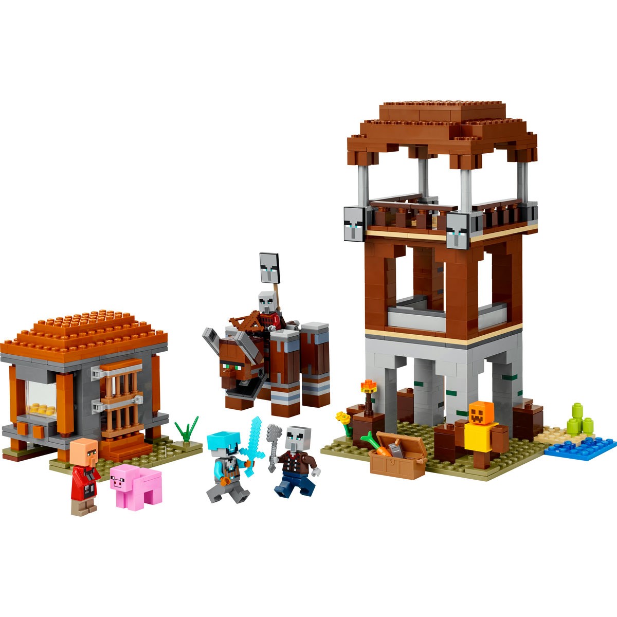 LEGO MINECRAFT AVANPOSTUL JEFUITORULUI SI DISTRUGATOR 21278