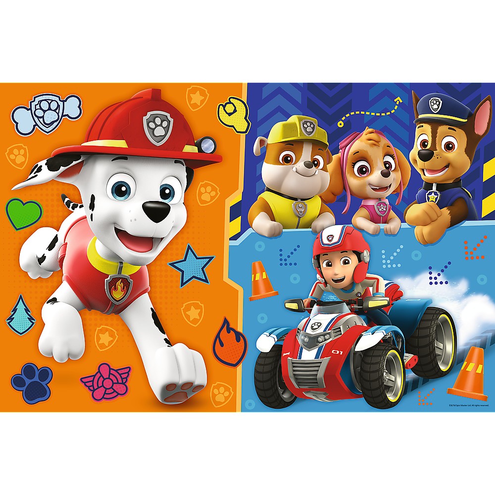 PUZZLE TREFL PRIMO SUPER GIANT 15 PATRULA CATELUSILOR CUNOASTE ECHIPA