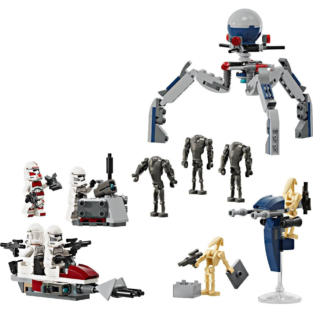LEGO STAR WARS PACHET DE LUPTA CLONE TROOPER SI DROID DE LUPTA 75372