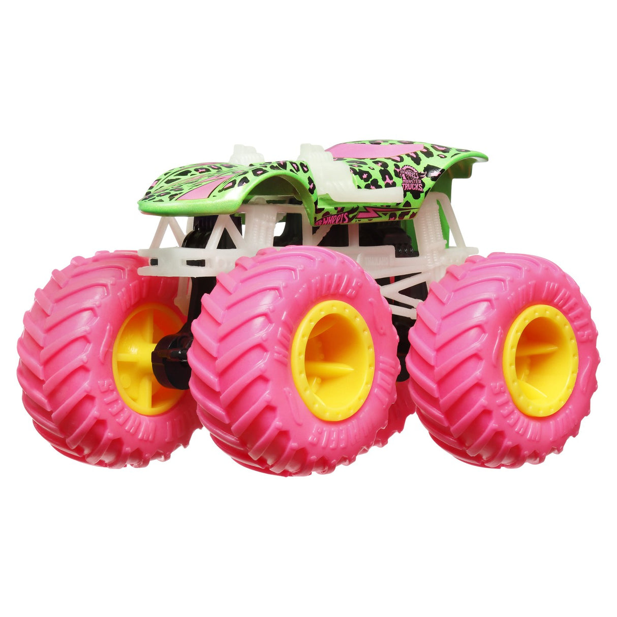 HOT WHEELS MONSTER TRUCK GLOW IN THE DARK MASINUTA TWIN MILL SCARA 1:64