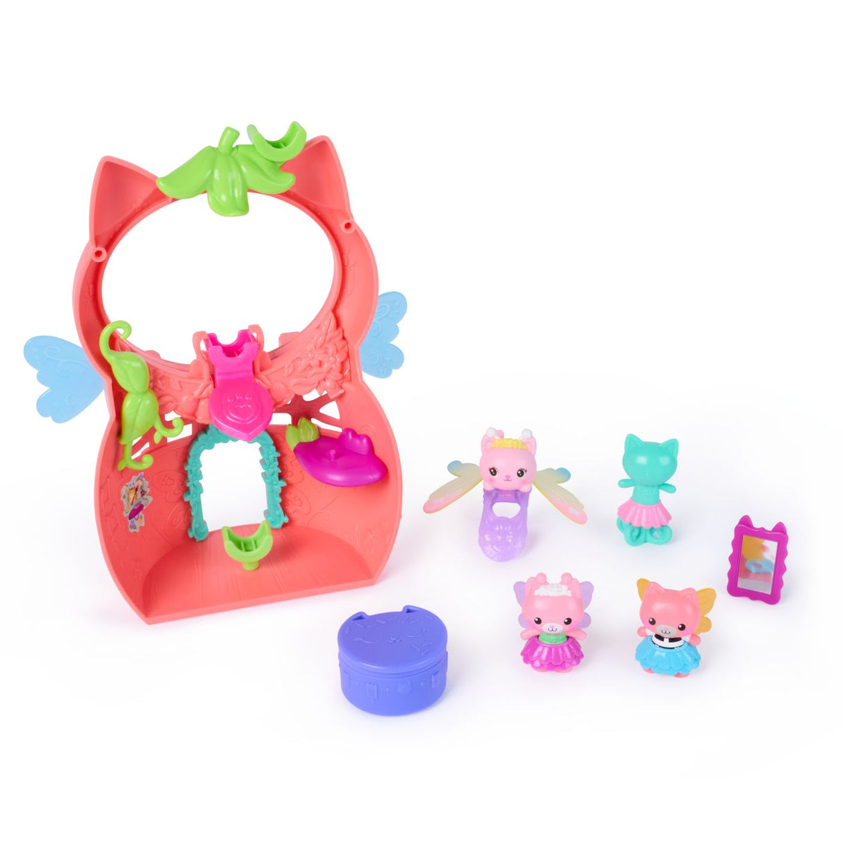 GABBYS DOLLHOUSE FAIRYLANDIA SET DE JOACA ZANA PISICUTEI CU FIGURINE SI ACCESORII
