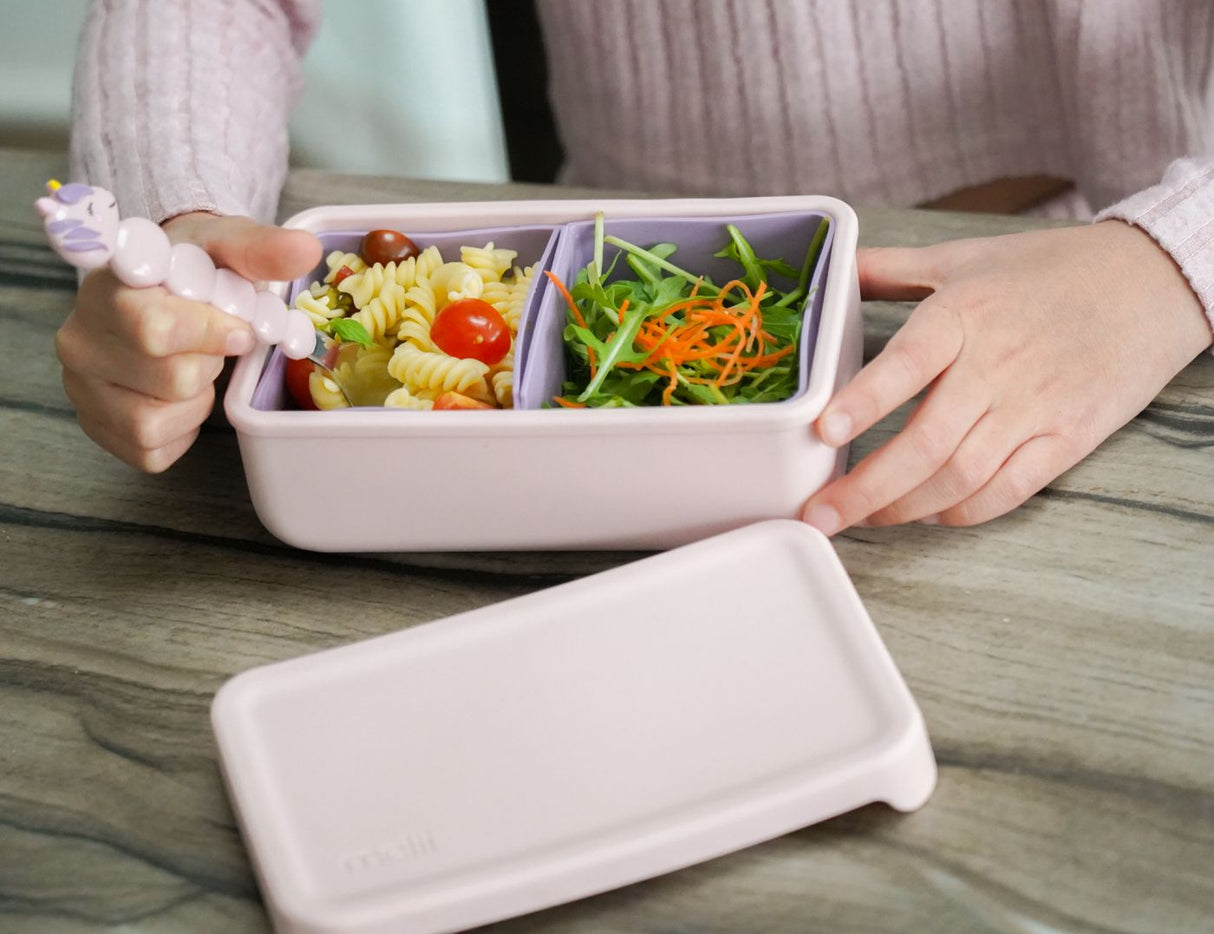 CUTIE PRANZ BENTO CU COMPARTIMENTE DETASABILE, MELII, PINK PURPLE