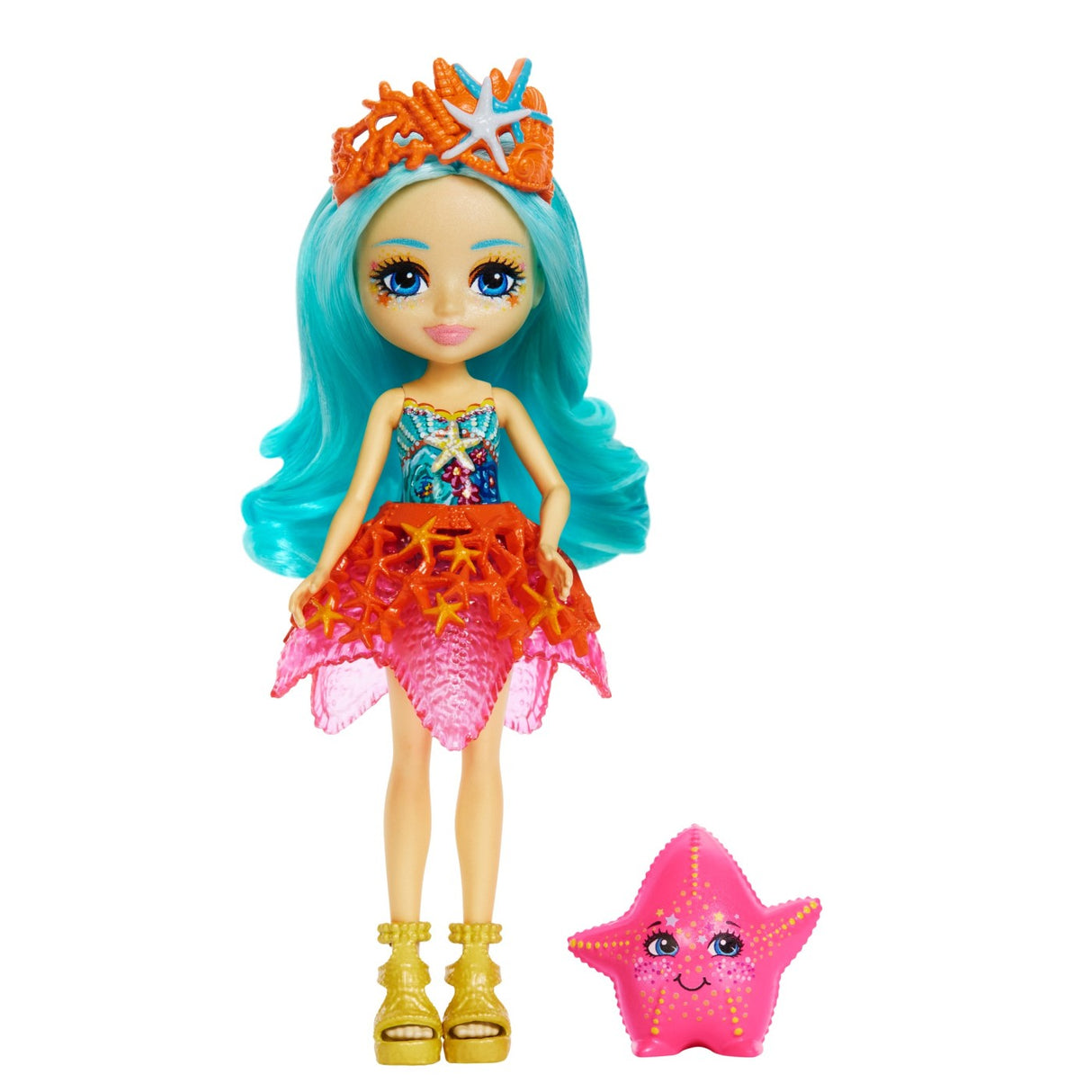 ENCHANTIMALS PAPUSI SI ANIMALUTE STARIA STARFISH SI BEAMY