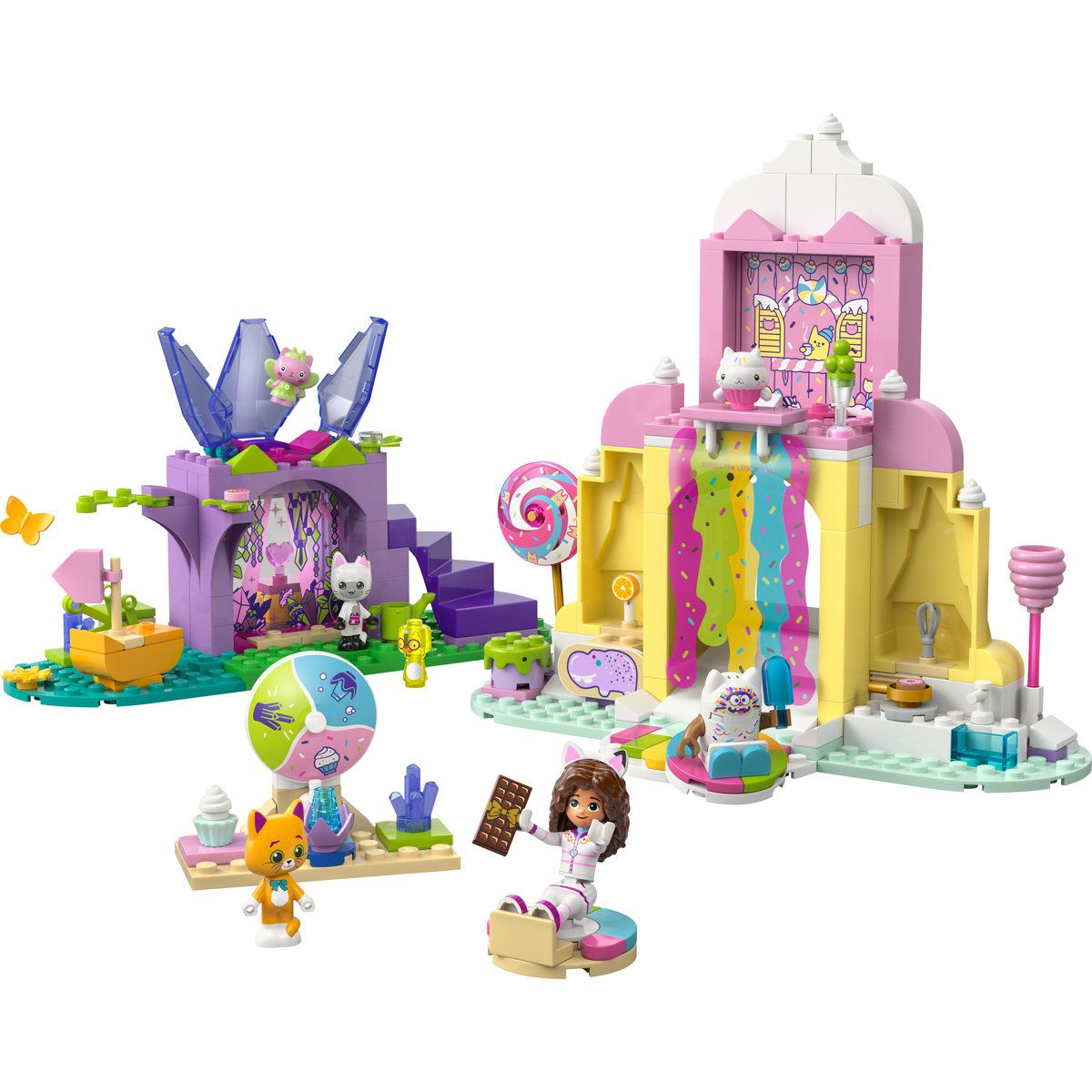 LEGO GABBYS DOLLHOUSE FILMUL MUNTELE DE DULCIURI SI GRADINA LUI KITTY 11205