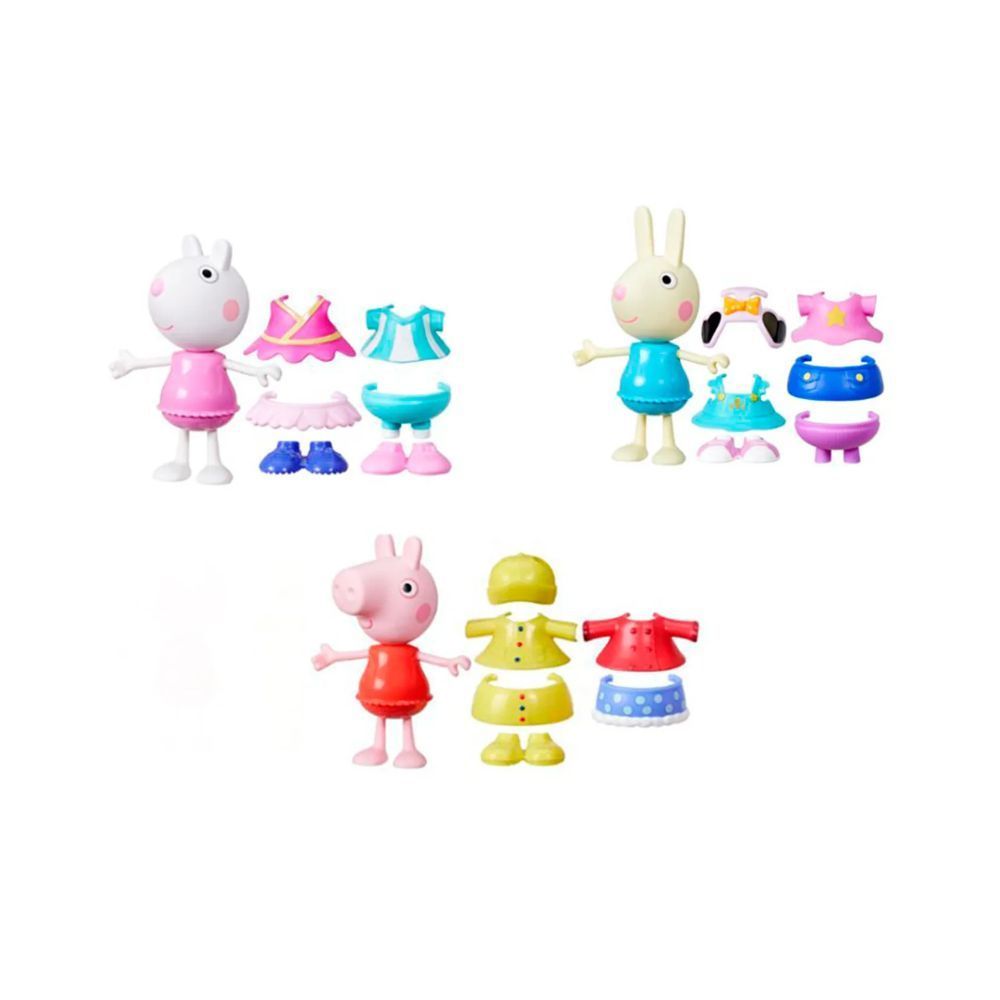 PEPPA PIG SET FIGURINA SI ACCESORII VESTIMENTARE 15CM