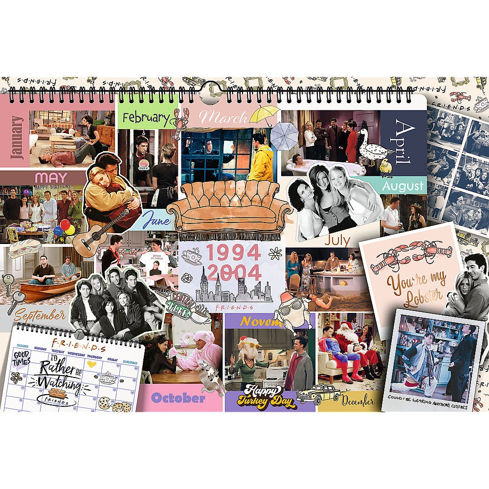 PUZZLE TREFL 1500 FRIENDS PAGINI DIN CALENDAR