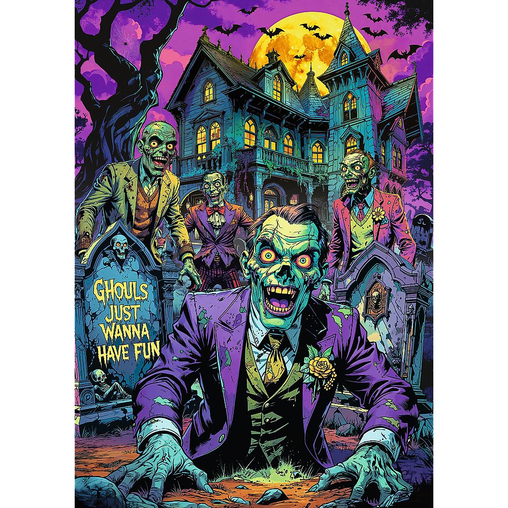 PUZZLE TREFL 1000 PREMIUM PLUS SALA GROAZEI ZOMBI