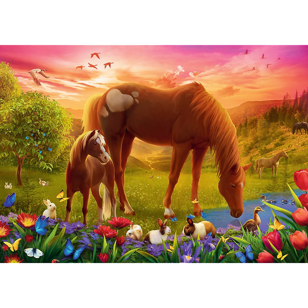 PUZZLE TREFL 500 CALUTII LA APUS