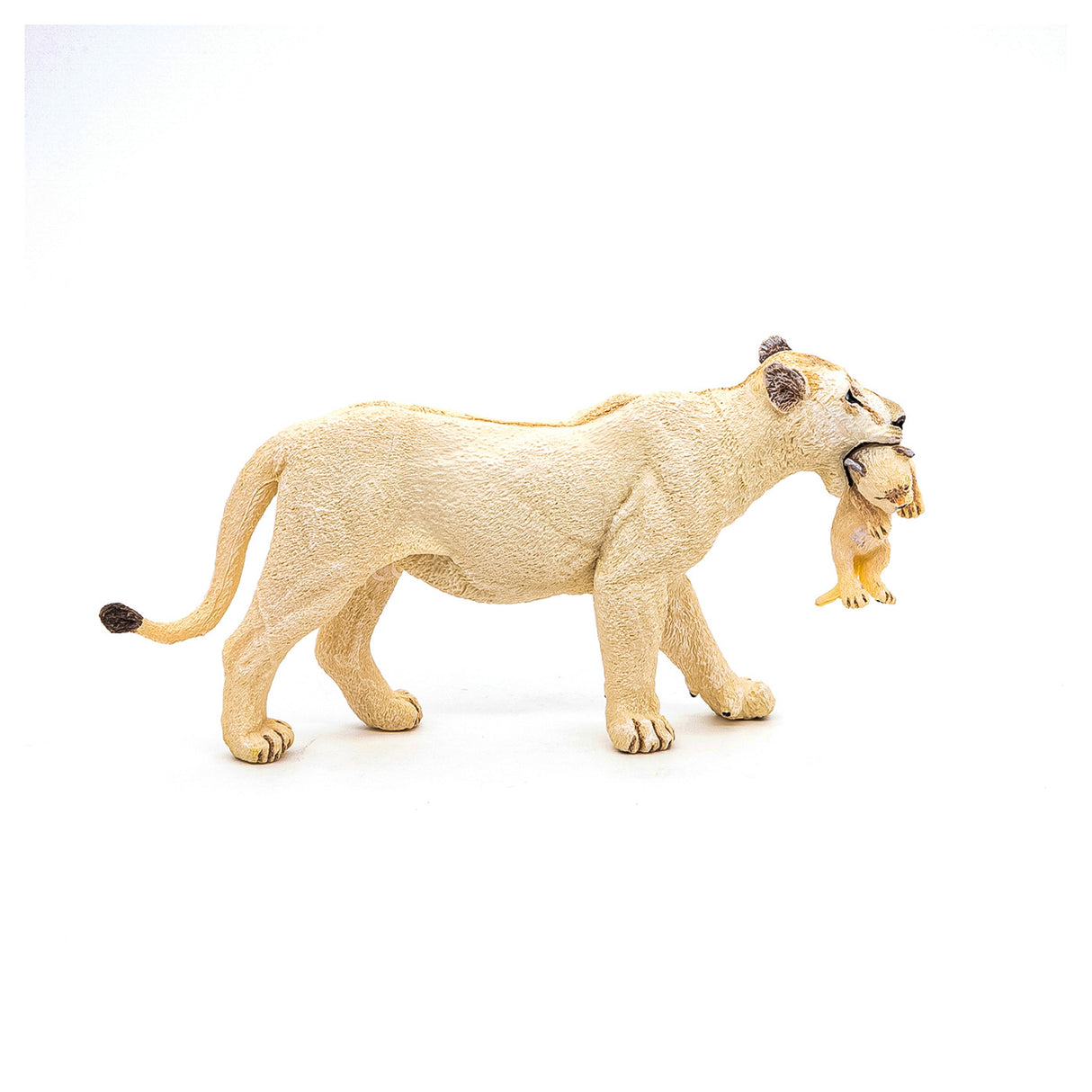 PAPO FIGURINA LEOAICA ALBA CU PUI