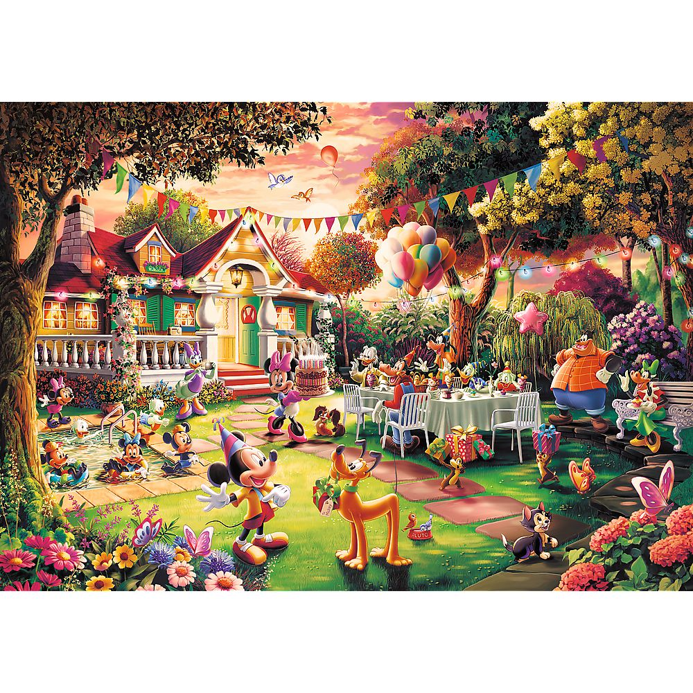 PUZZLE TREFL 1000 PREMIUM PLUS DISNEY MICKEY MOUSE PETRECERE ZI DE NASTERE
