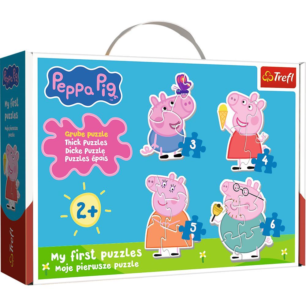 PUZZLE TREFL BABY CLASIC PEPPA PIG PURCELUSUL CLASIC PRINTRE PRIETENI