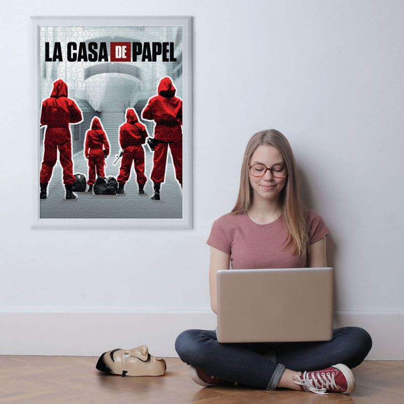 PUZZLE LA CASA DE PAPEL 1000 DE PIESE CLEMENTONI