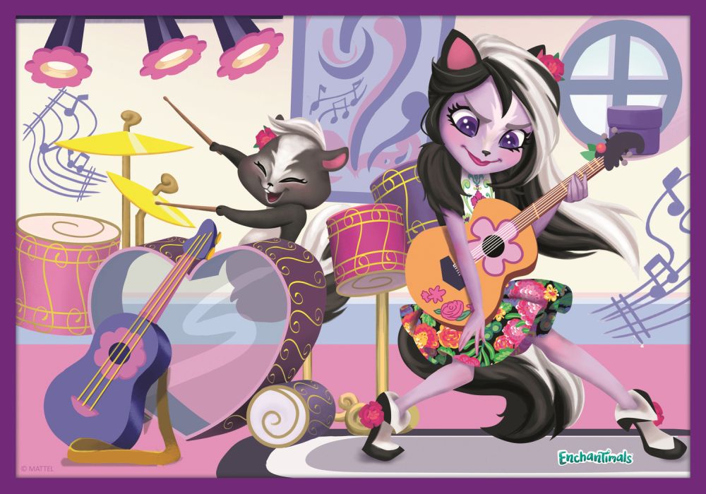 PUZZLE TREFL 10IN1 AVENTURILE ENCHANTIMALS