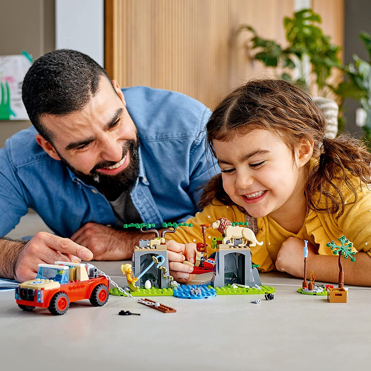 LEGO CITY MASINA DE TEREN PENTRU SALVAREA ANIMALELOR SALBATICE 60301